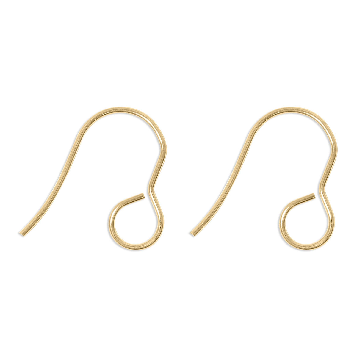 20pc 18K Gold PVD Stainless Steel Wire Earring Hooks