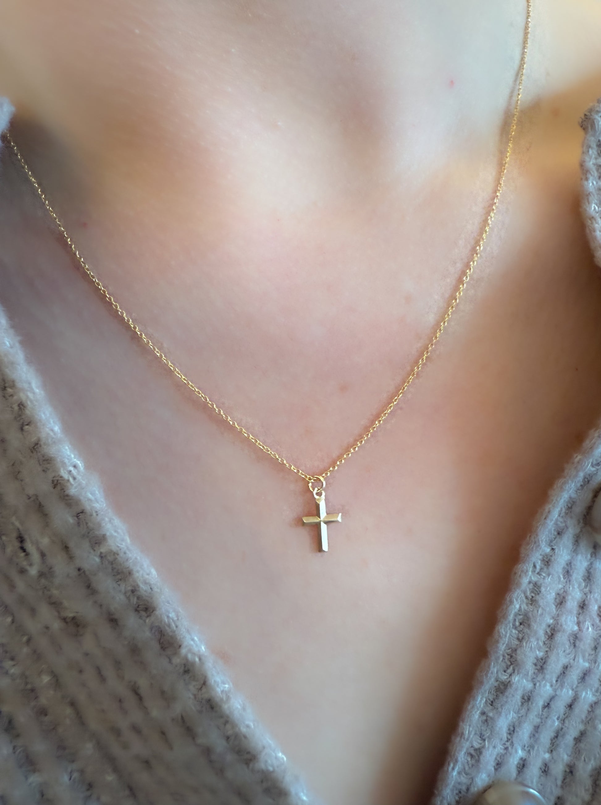 14kt Gold Filled Cross Necklace