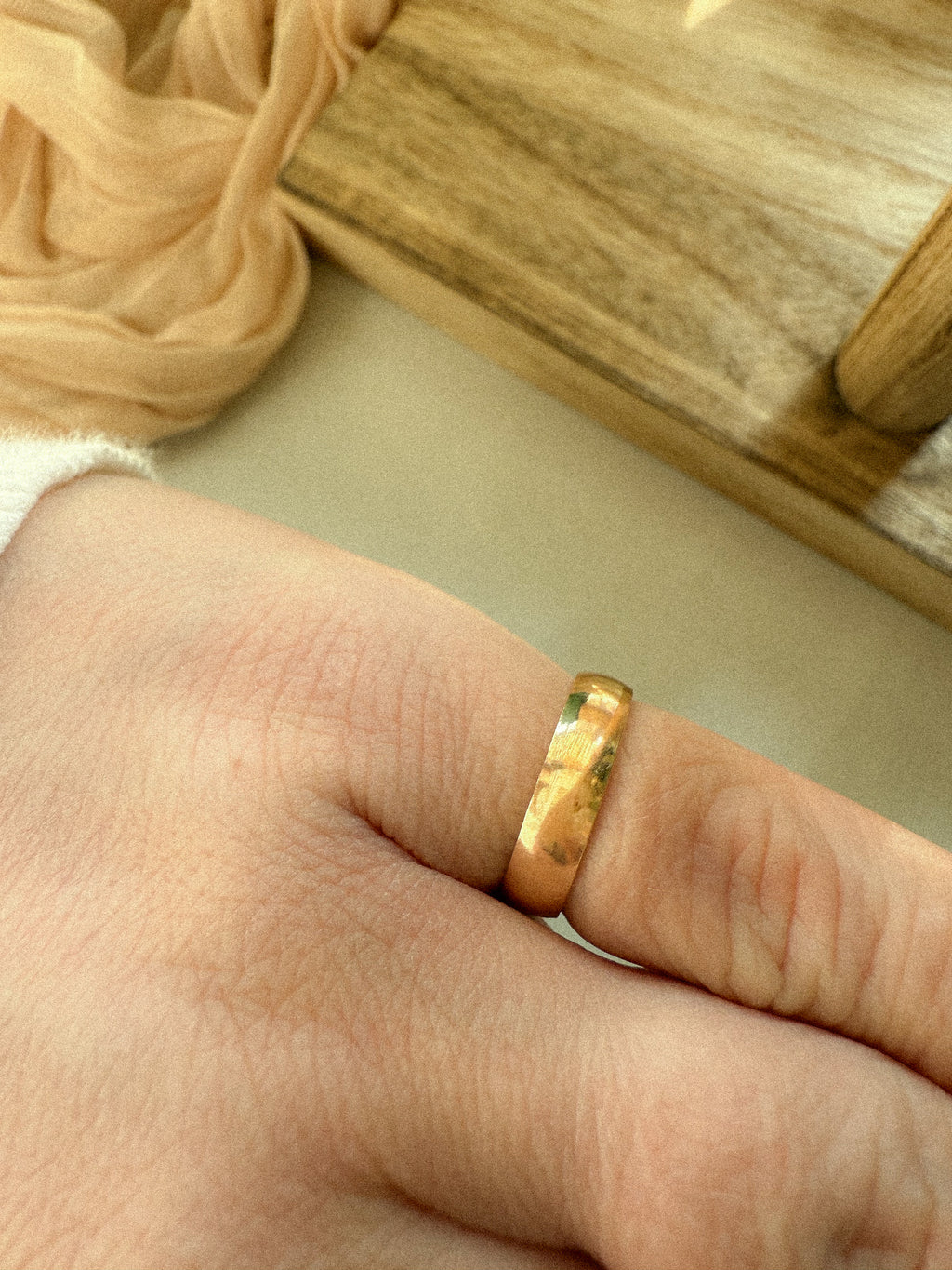 14kt Gold Filled Smooth Thick Band Ring