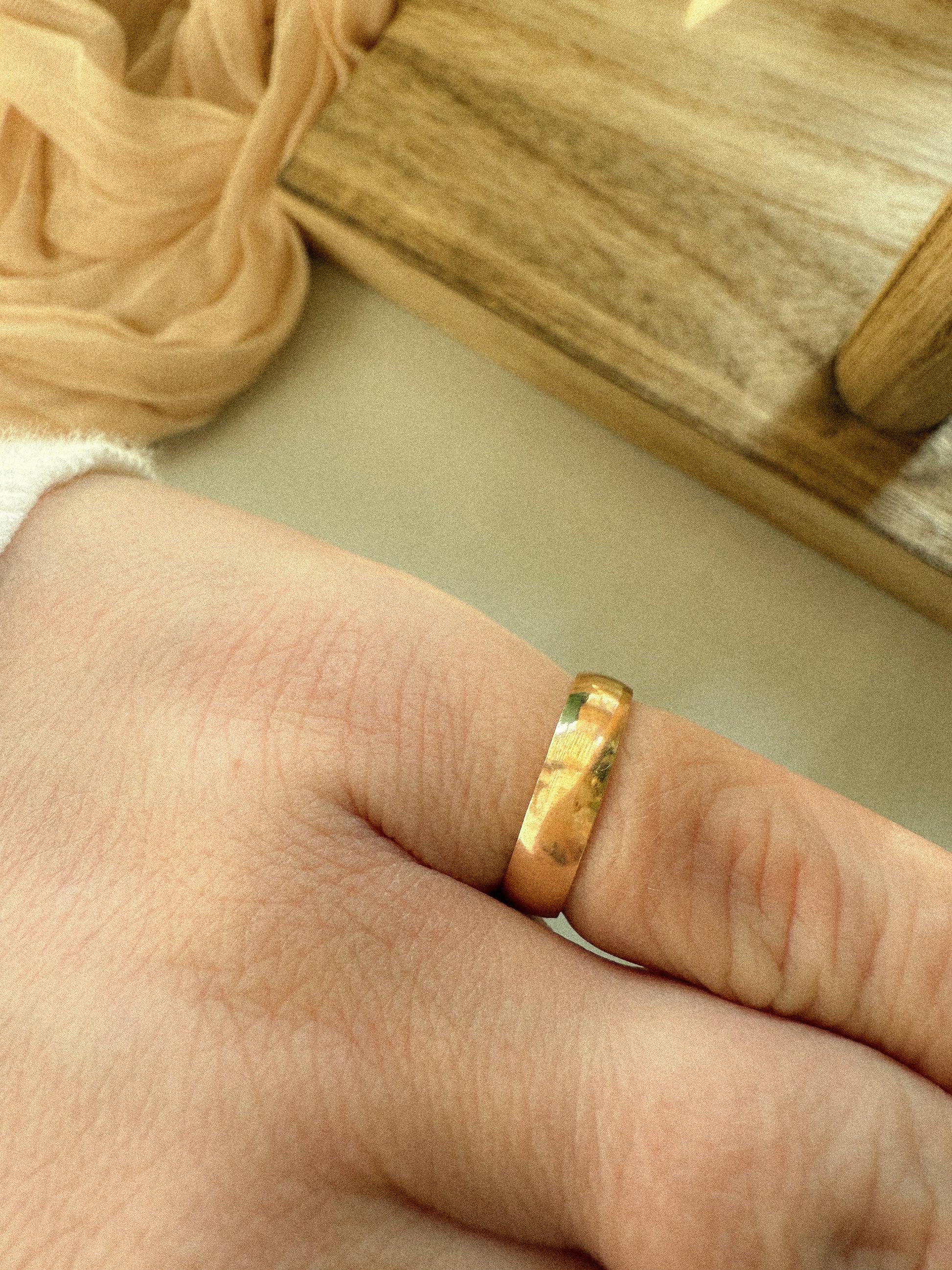 14kt Gold Filled Smooth Thick Band Ring
