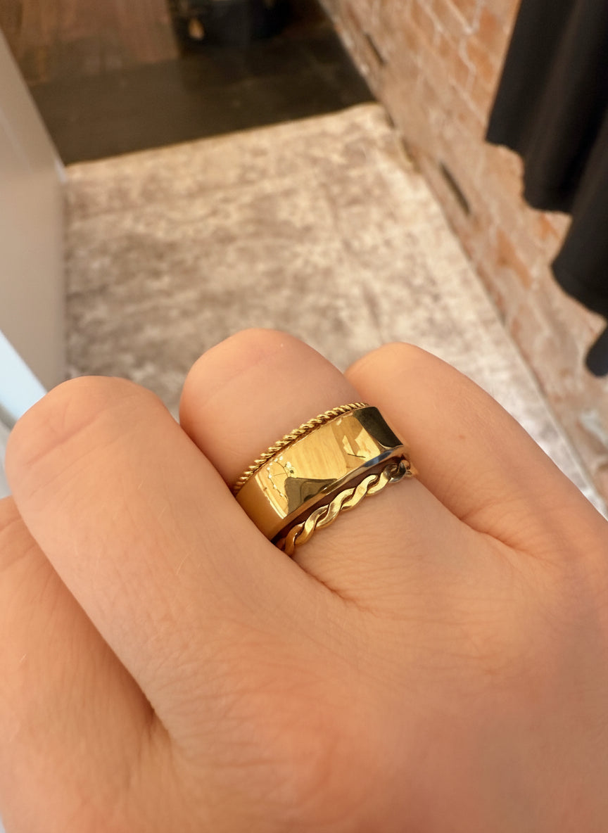 Twisted Stacking Ring