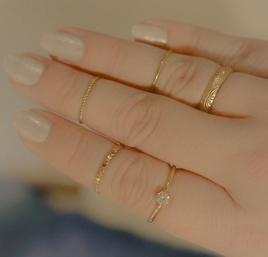 Twisted Stacking Ring