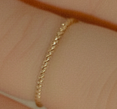 Twisted Stacking Ring