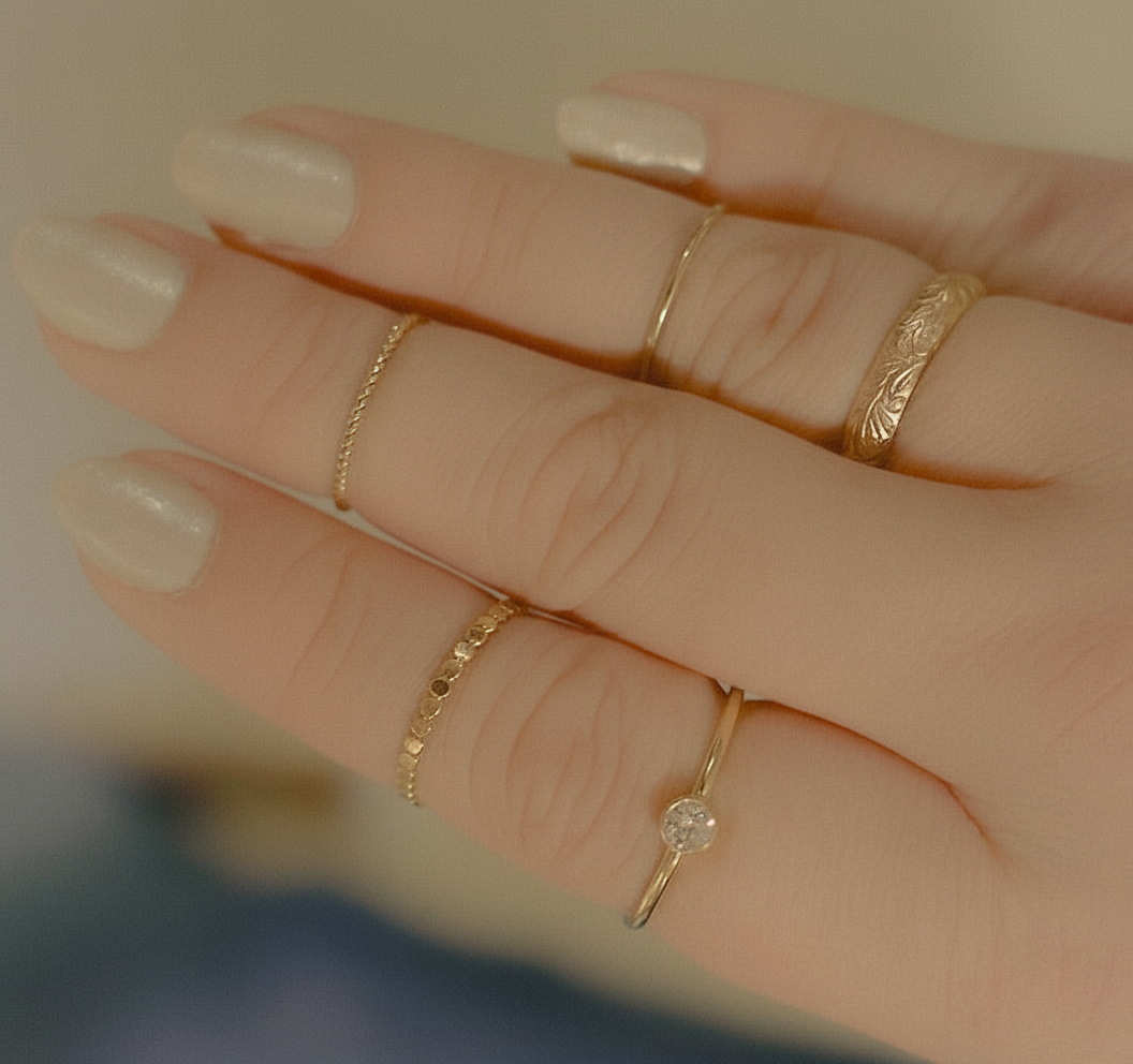 Smooth 14kt Gold Filled Stacking Ring