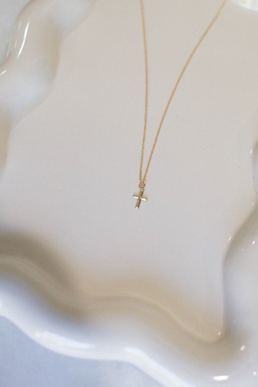 14kt Gold Filled Cross Necklace