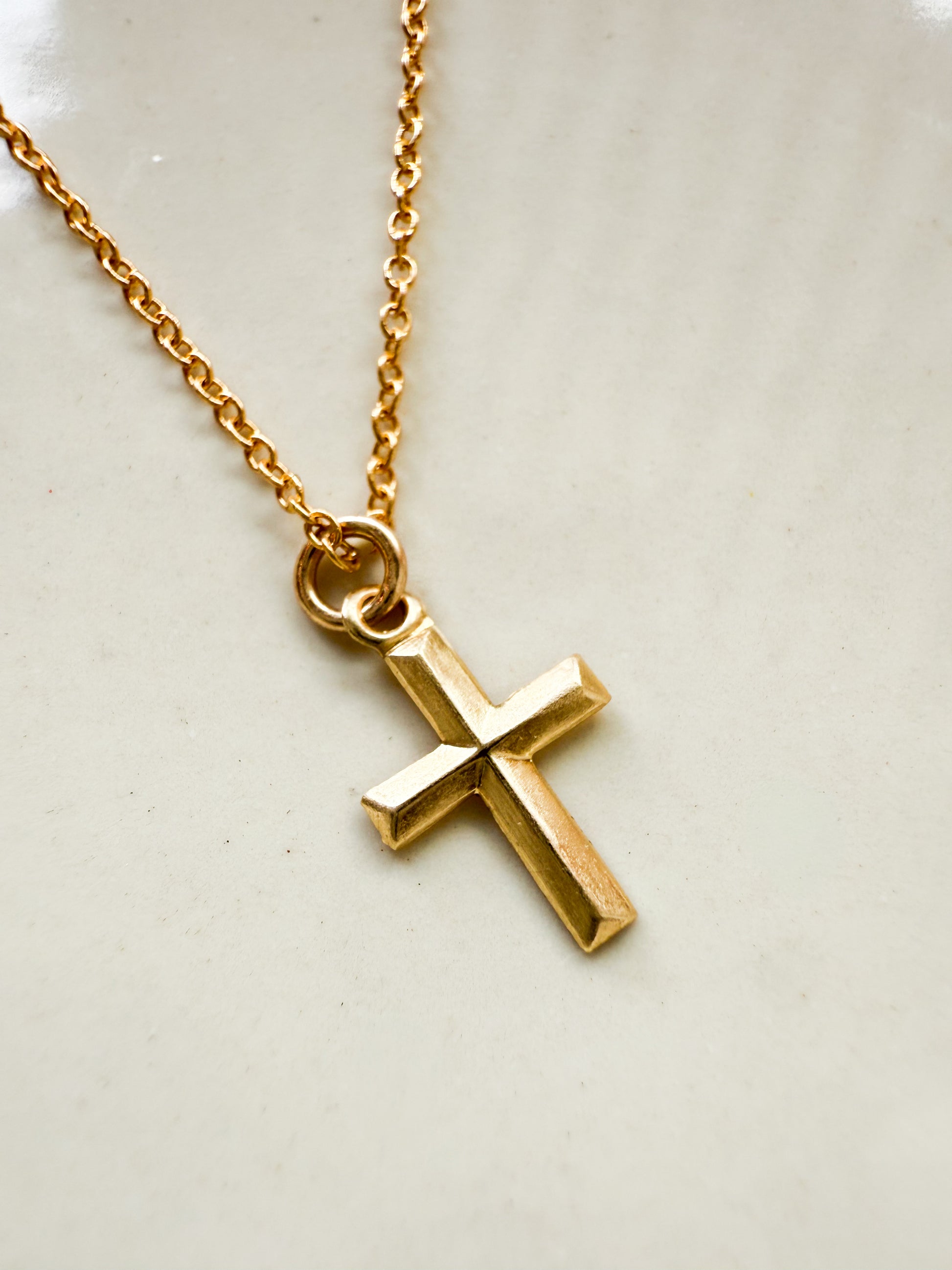 14kt Gold Filled Cross Necklace