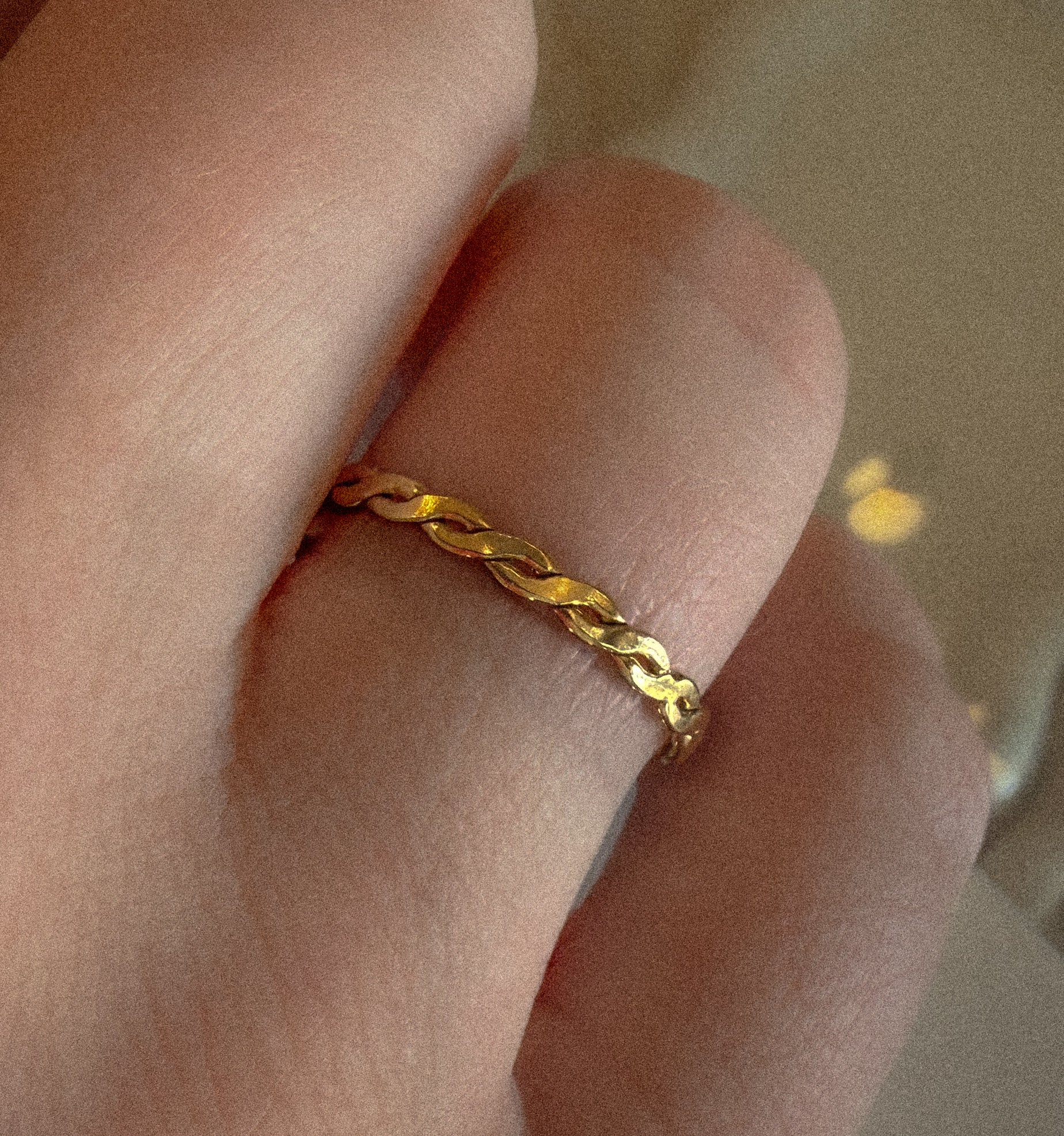 Woven Ring Gold Filled