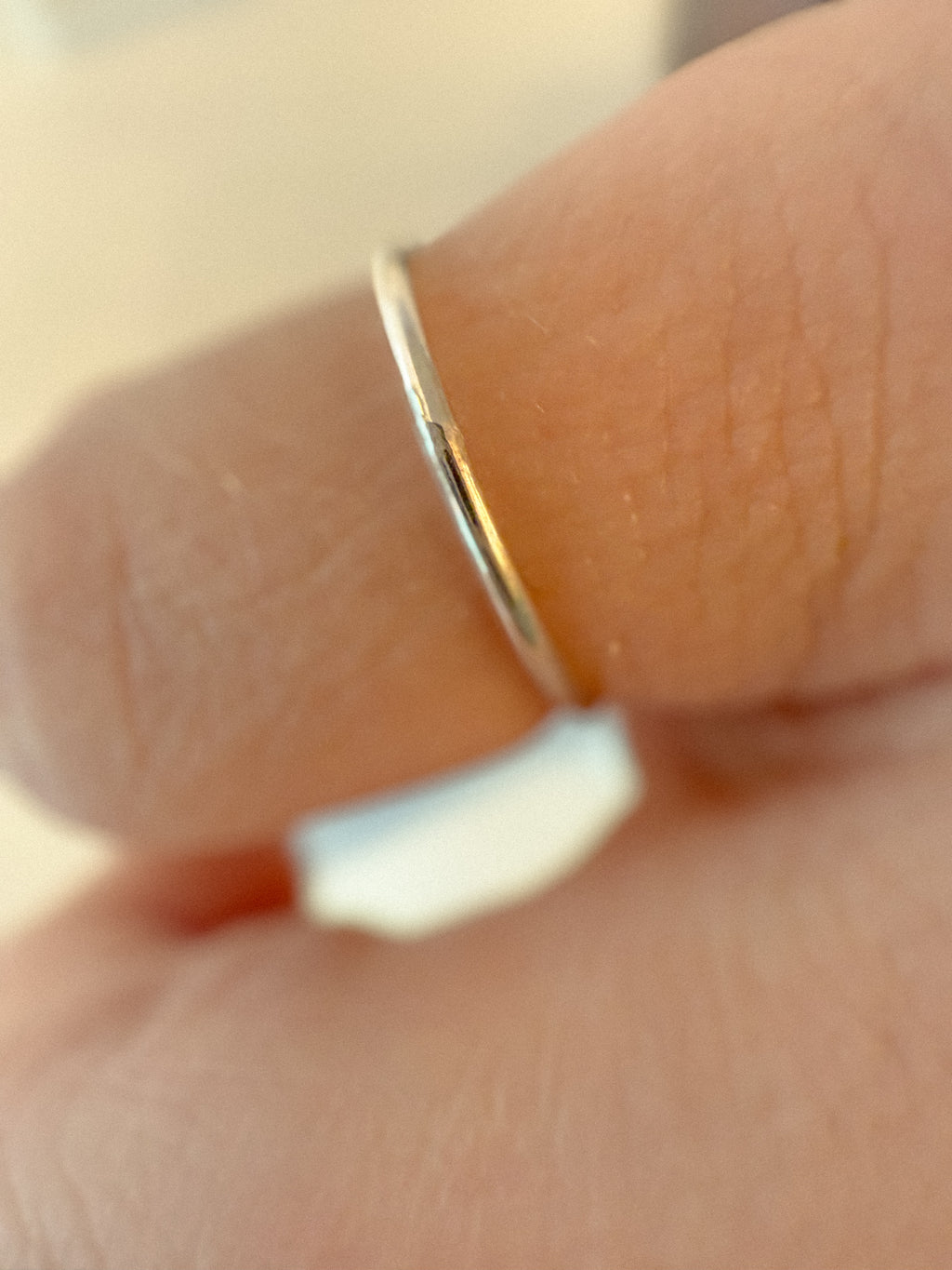 Smooth Sterling Silver Stacking Ring