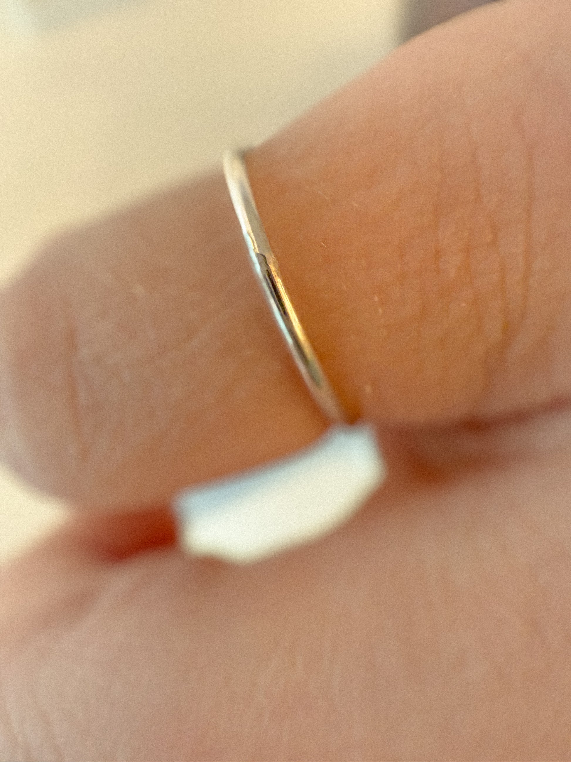 Smooth Sterling Silver Stacking Ring