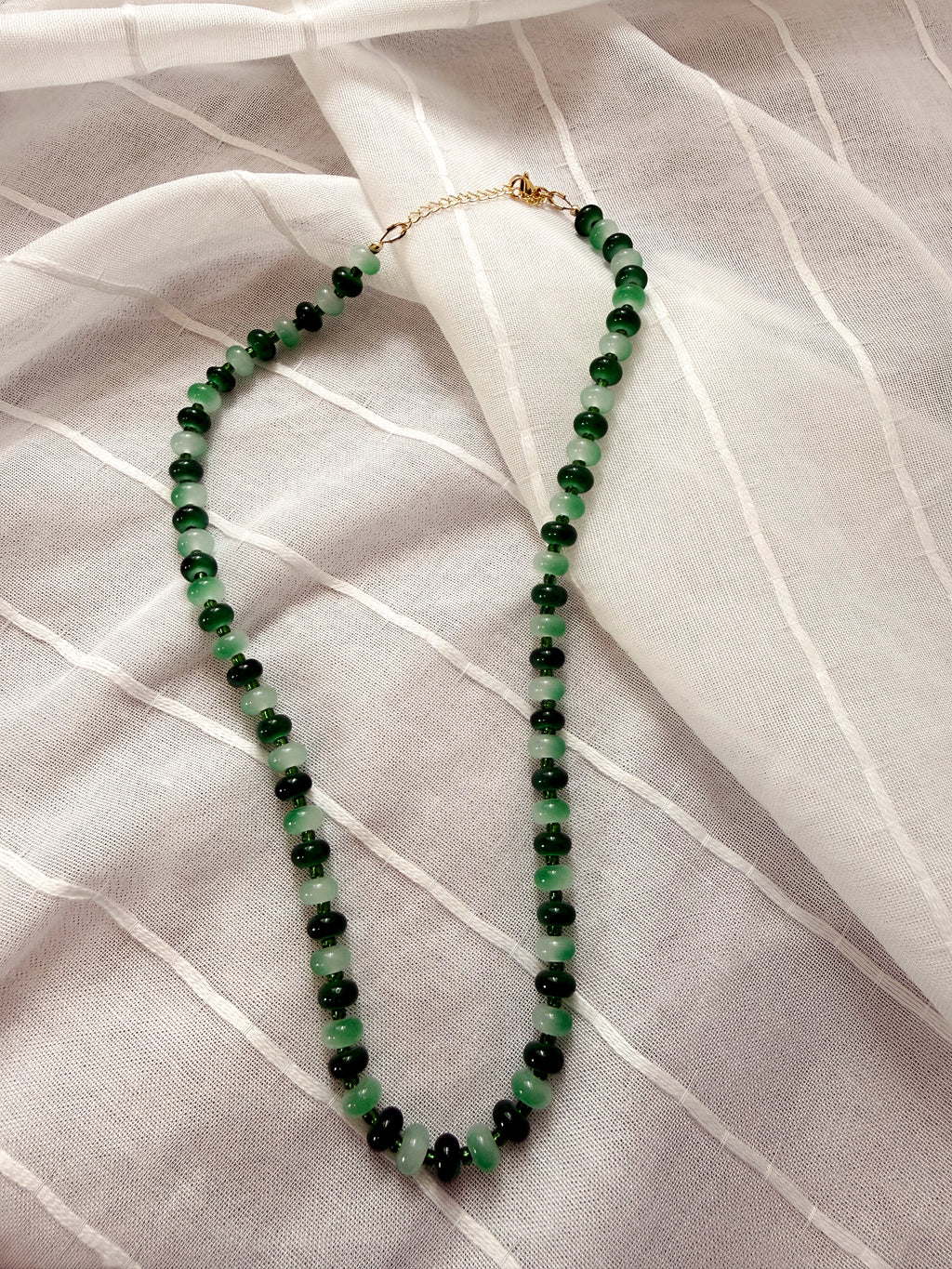 Handmade Glass Beaded Necklace