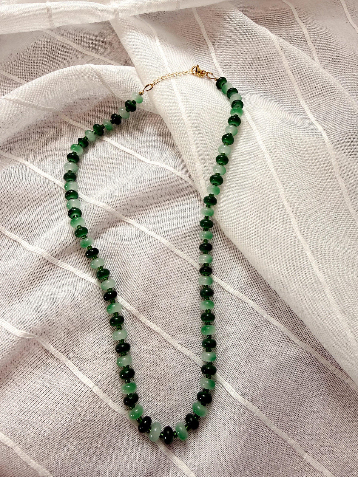 Handmade Glass Beaded Necklace