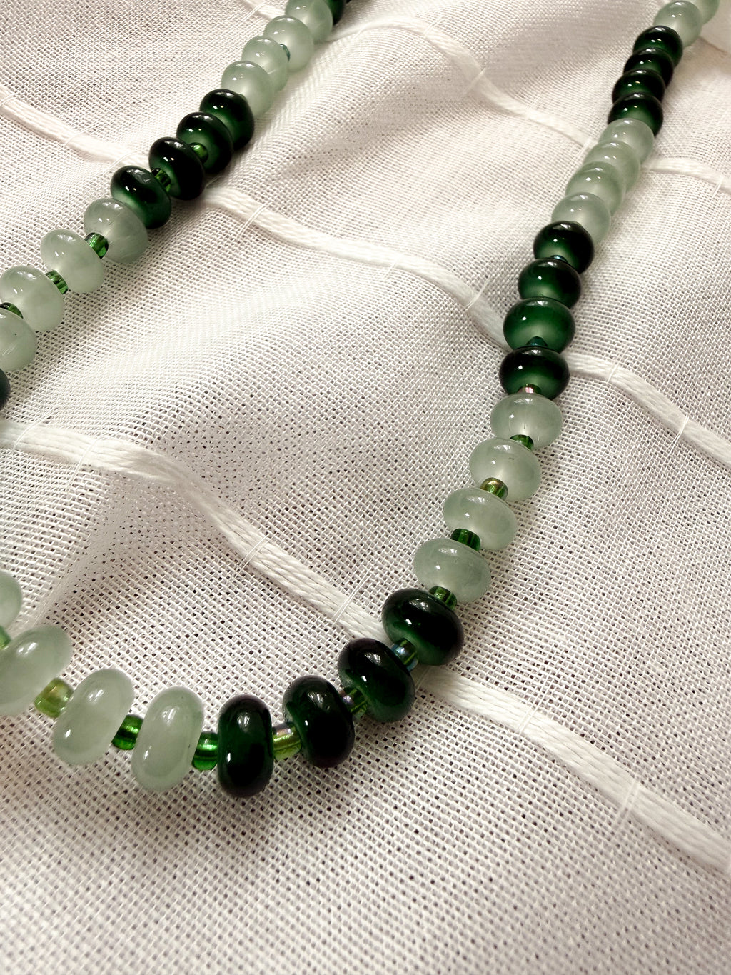 Handmade Glass Beaded Necklace