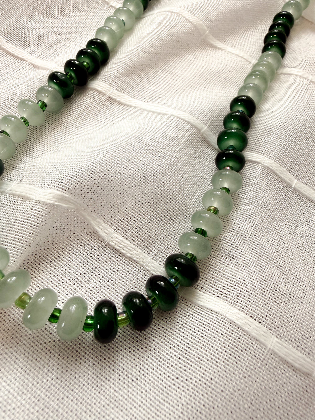 Handmade Glass Beaded Necklace