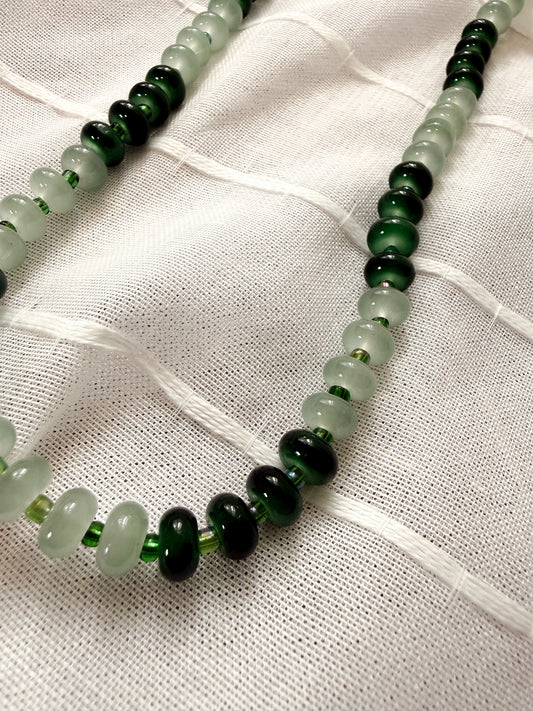 Handmade Glass Beaded Necklace