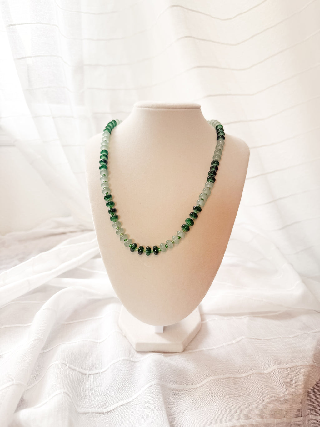 Handmade Glass Beaded Necklace