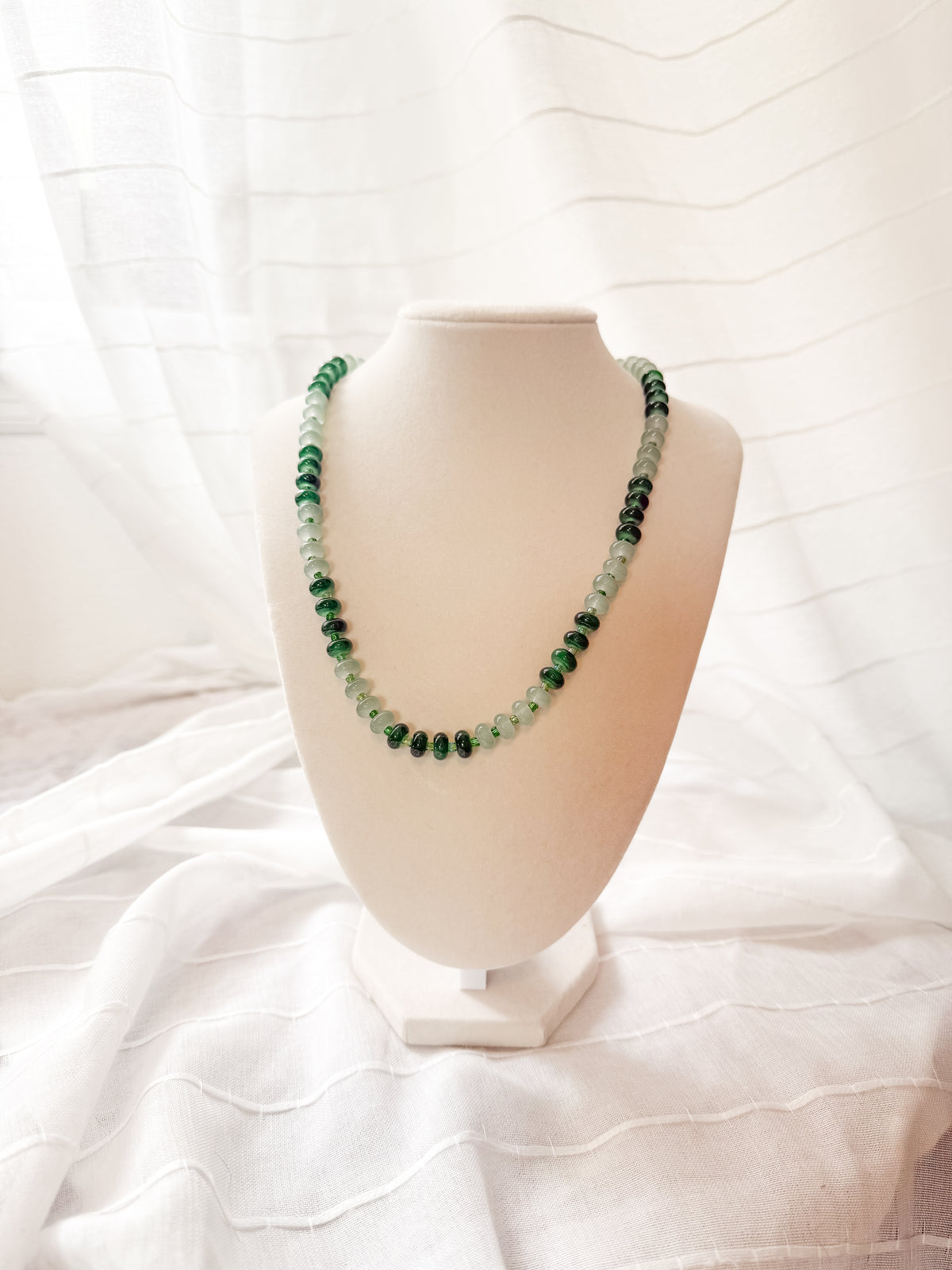 Handmade Glass Beaded Necklace