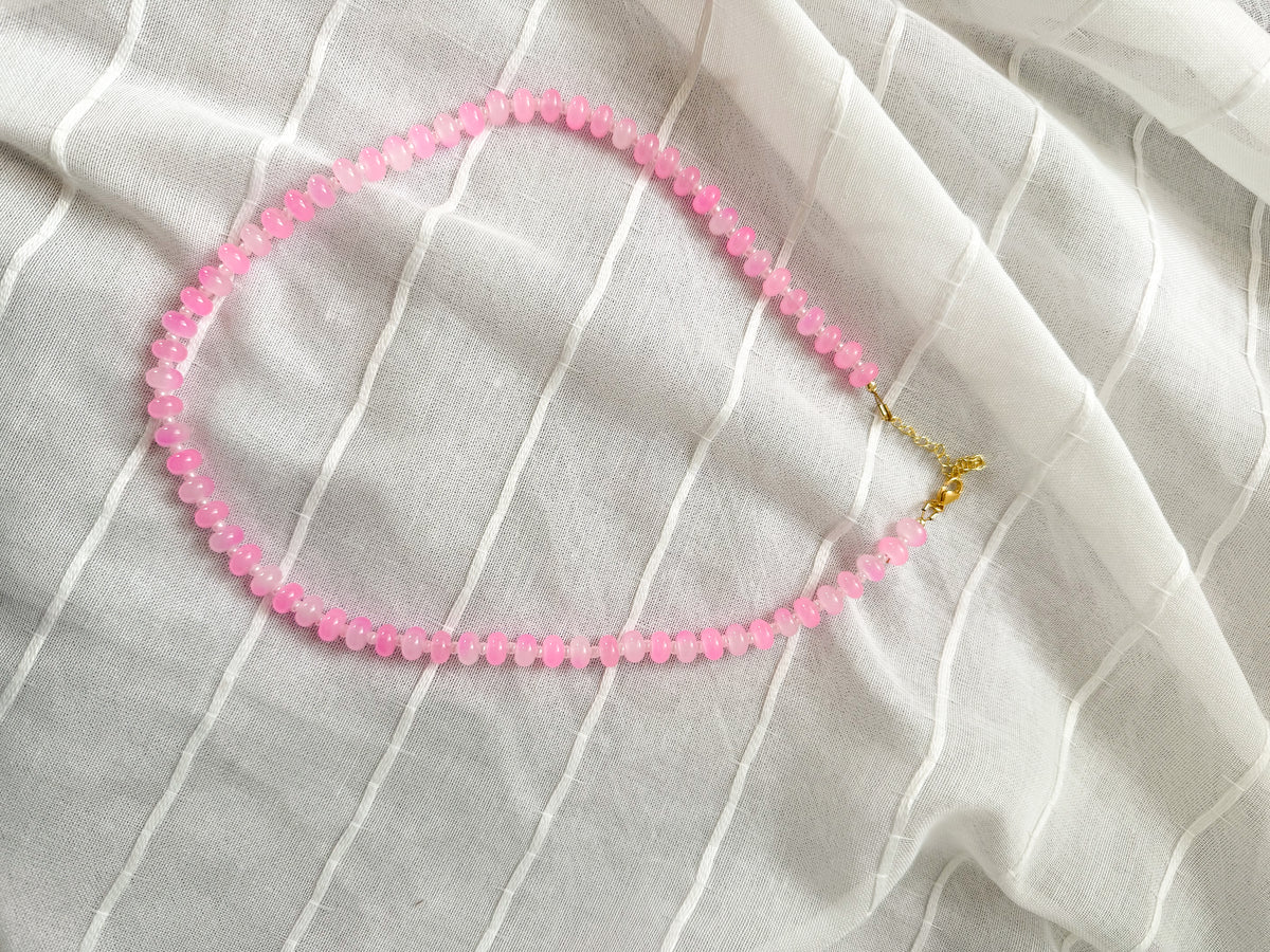 Handmade Glass Beaded Necklace
