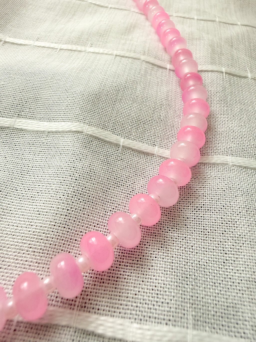 Handmade Glass Beaded Necklace