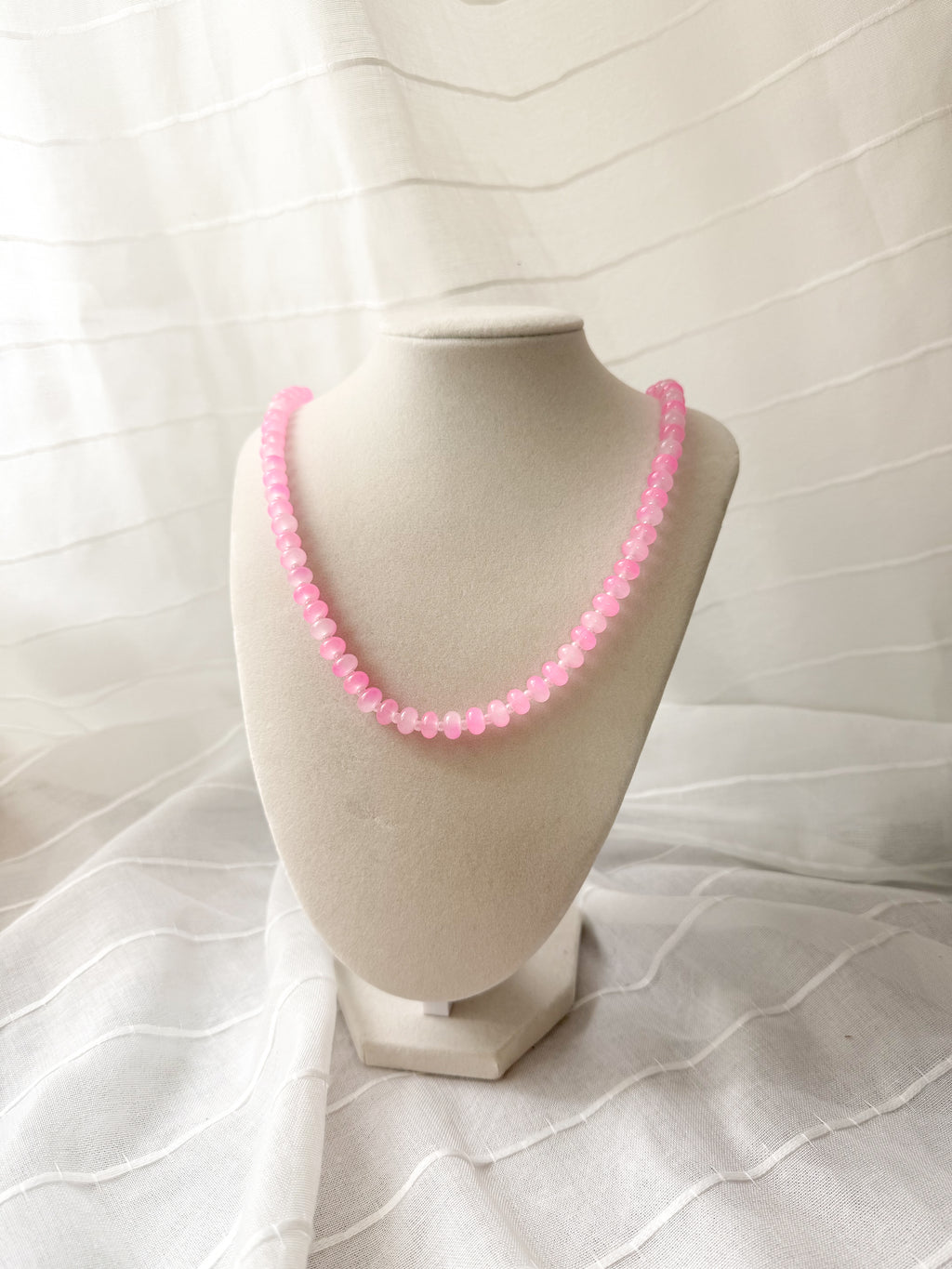 Handmade Glass Beaded Necklace