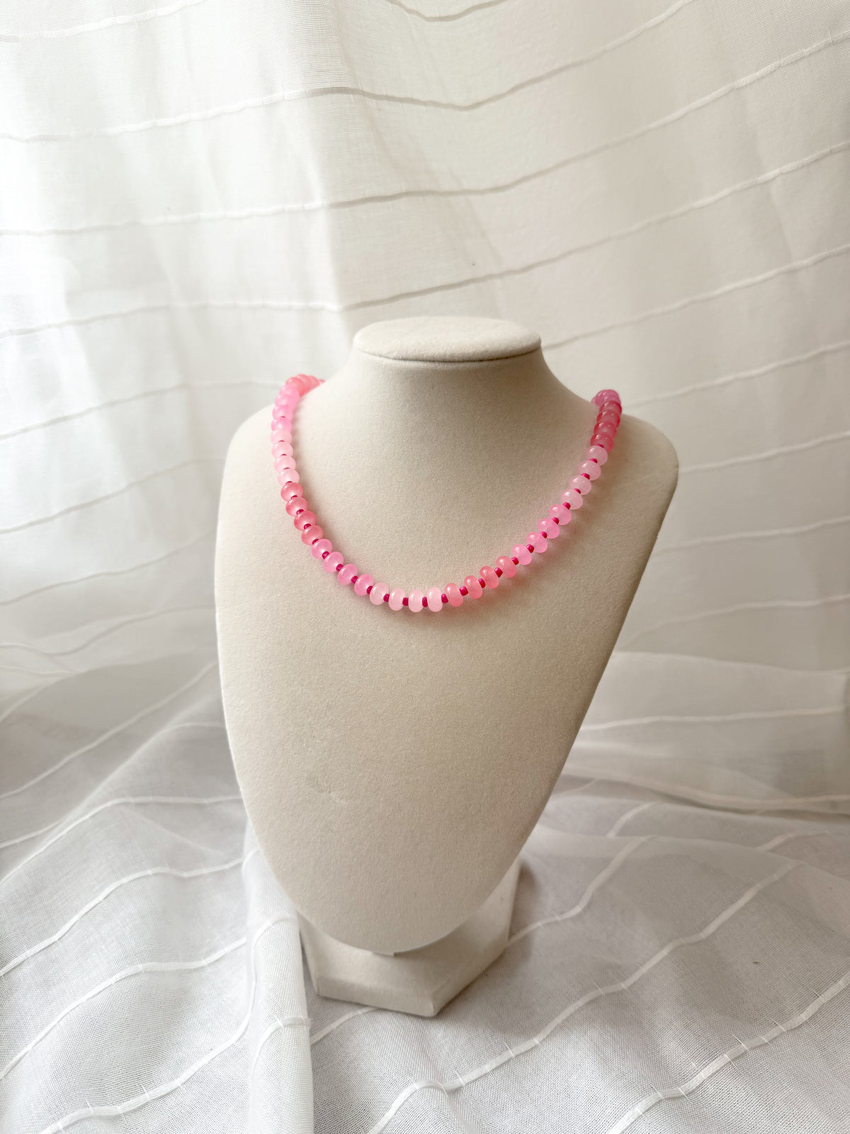 Handmade Glass Beaded Necklace