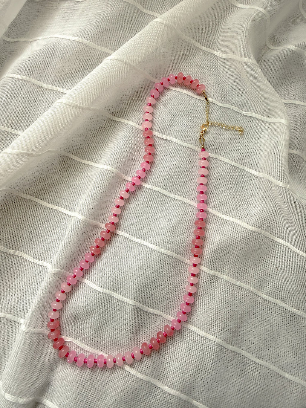 Handmade Glass Beaded Necklace