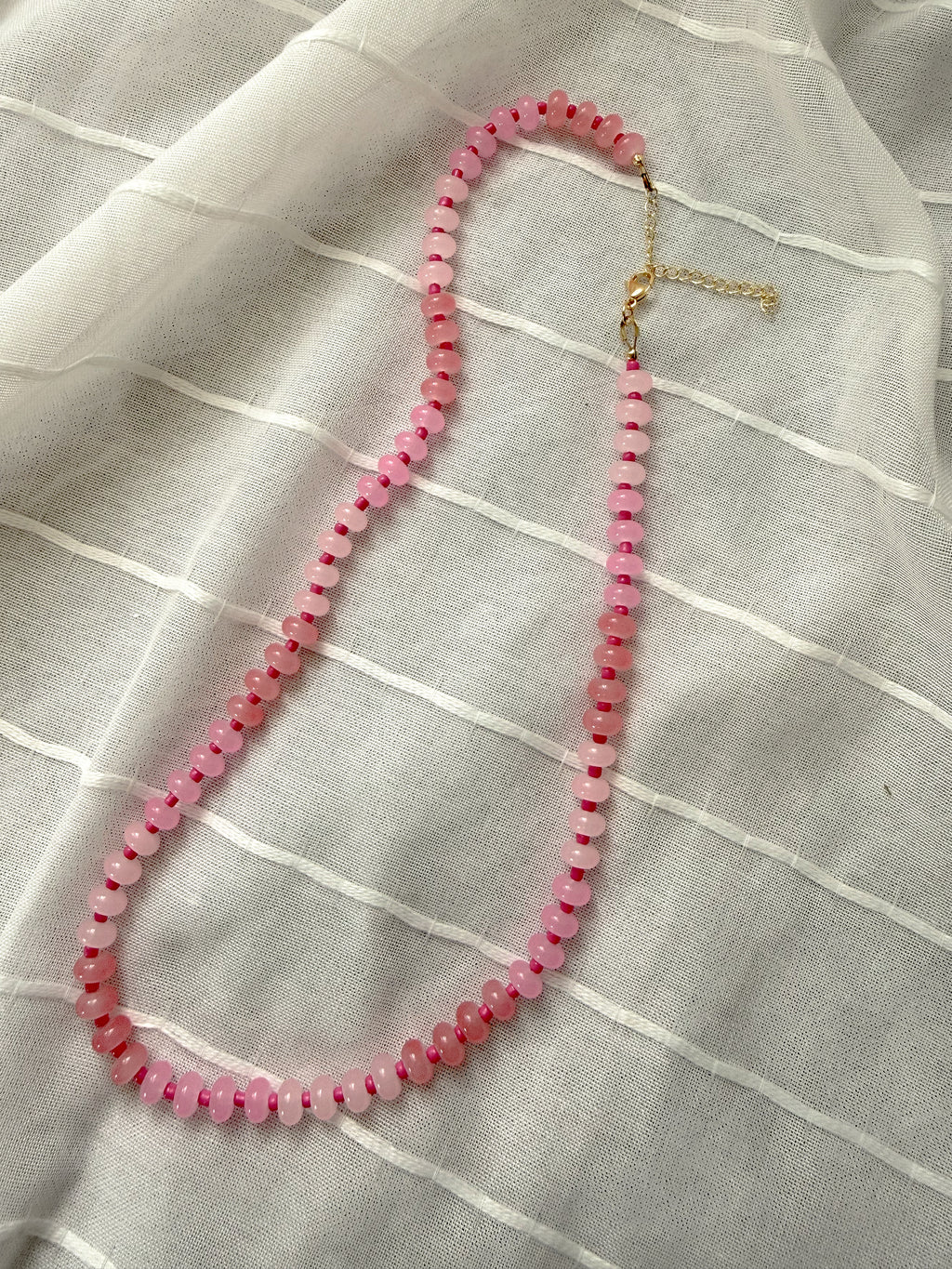 Handmade Glass Beaded Necklace