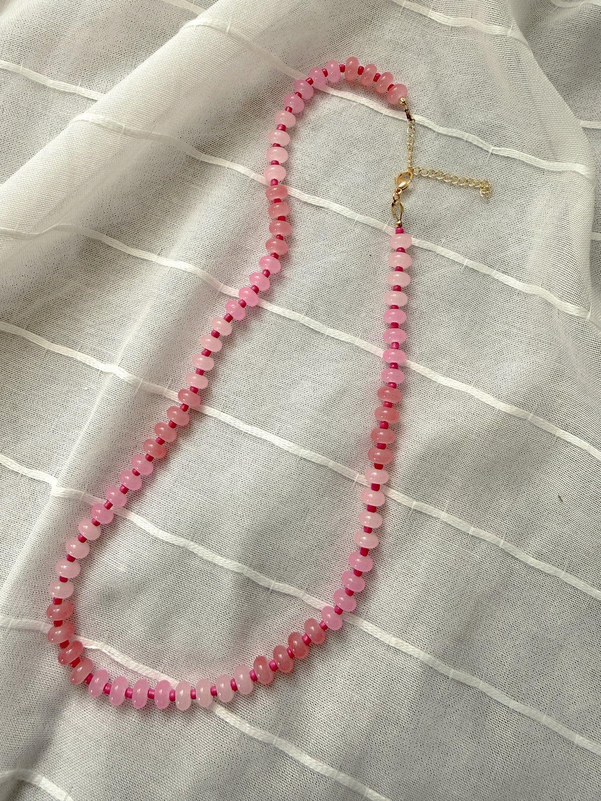 Handmade Glass Beaded Necklace