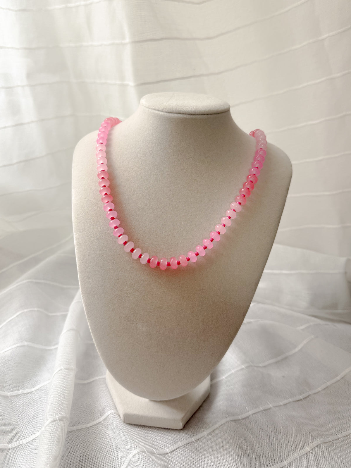 Handmade Glass Beaded Necklace