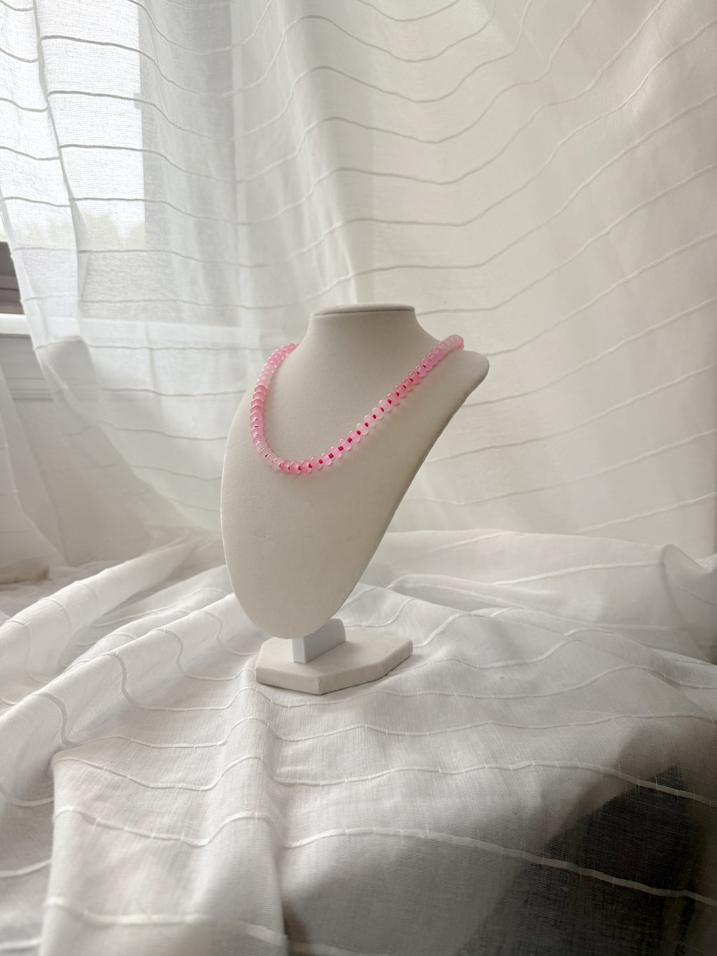 Handmade Glass Beaded Necklace