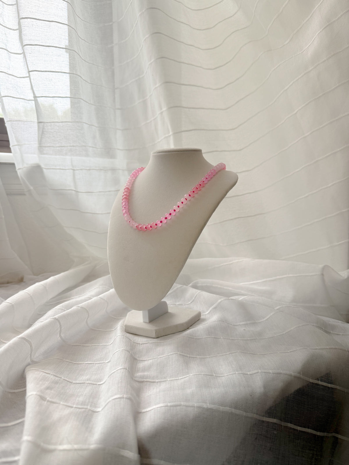 Handmade Glass Beaded Necklace