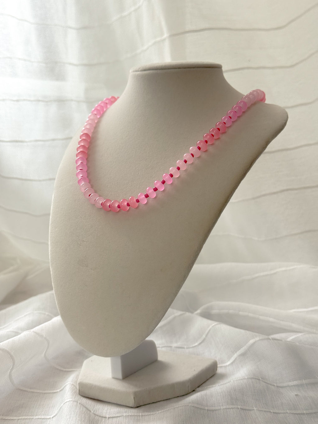 Handmade Glass Beaded Necklace