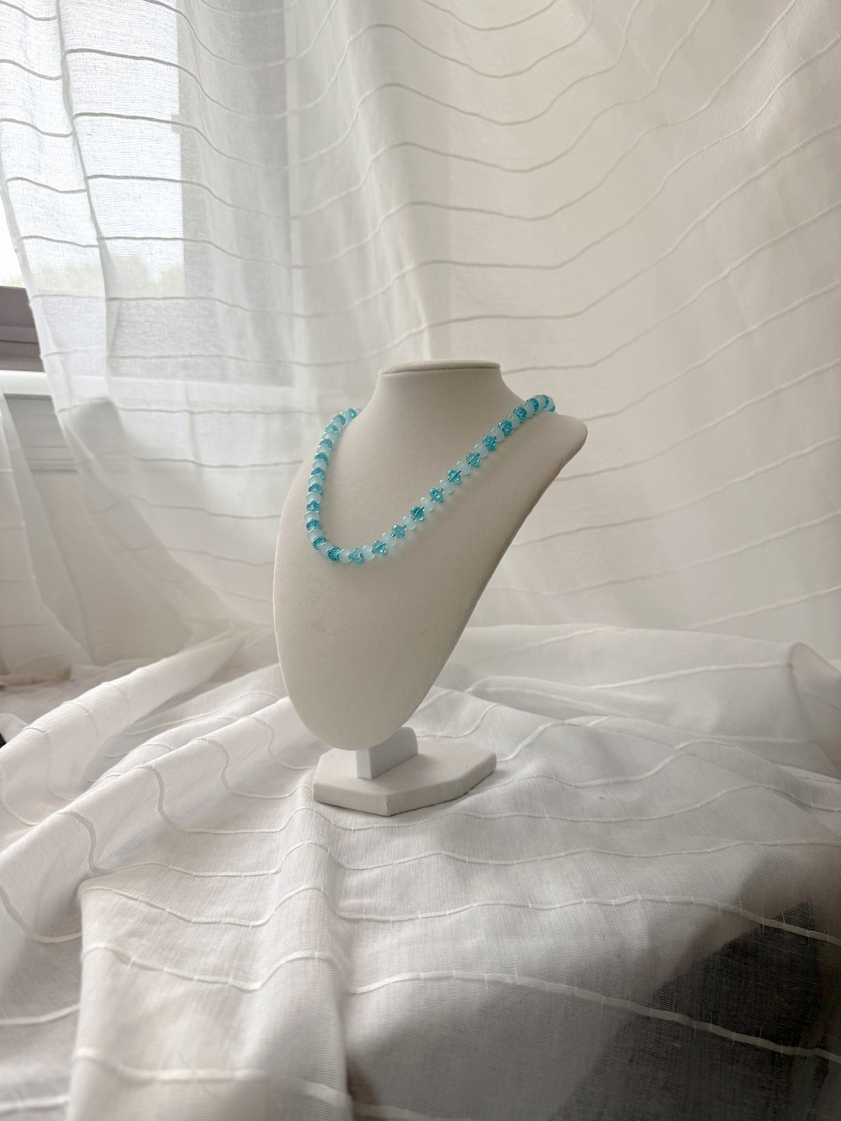 Handmade Glass Beaded Necklace