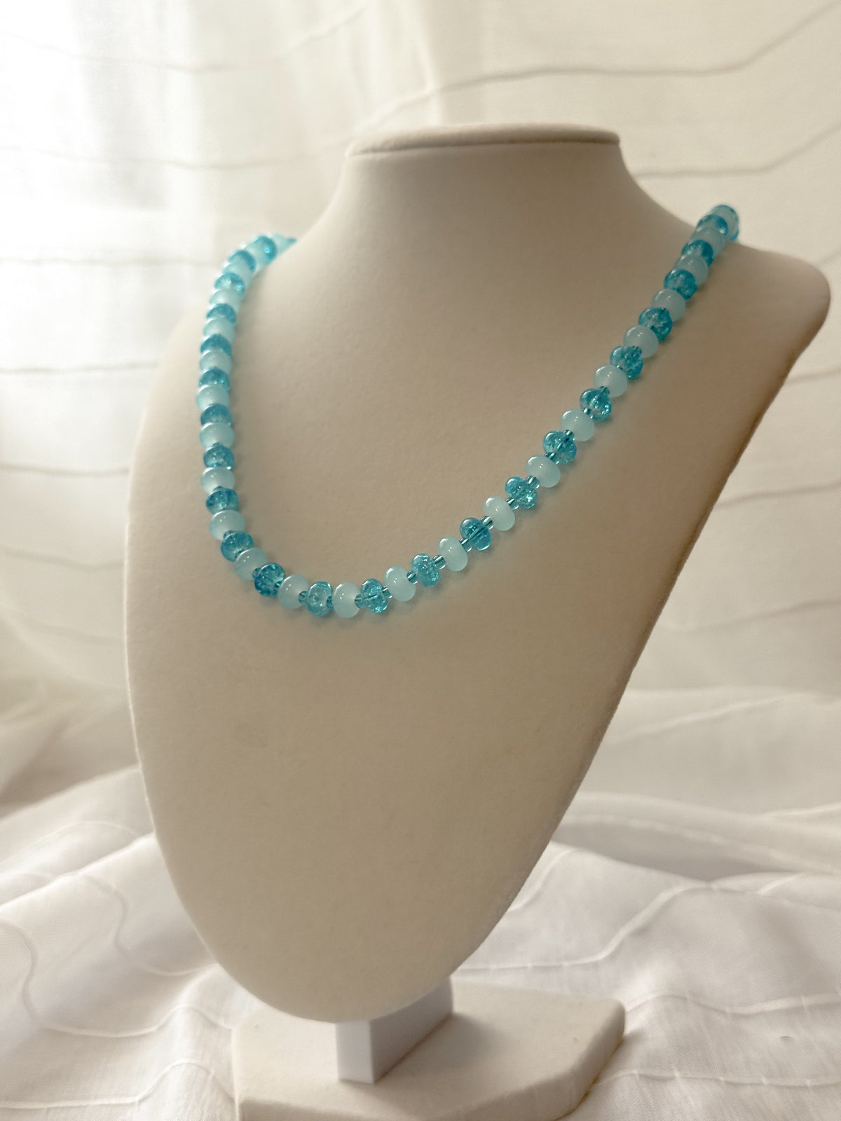 Handmade Glass Beaded Necklace