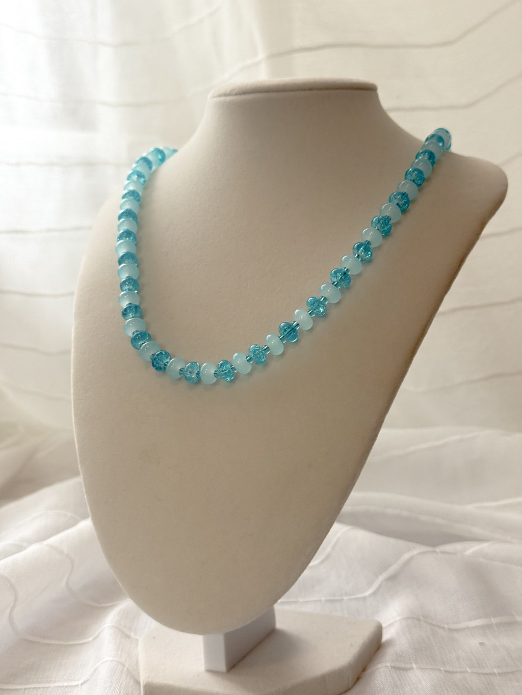 Handmade Glass Beaded Necklace