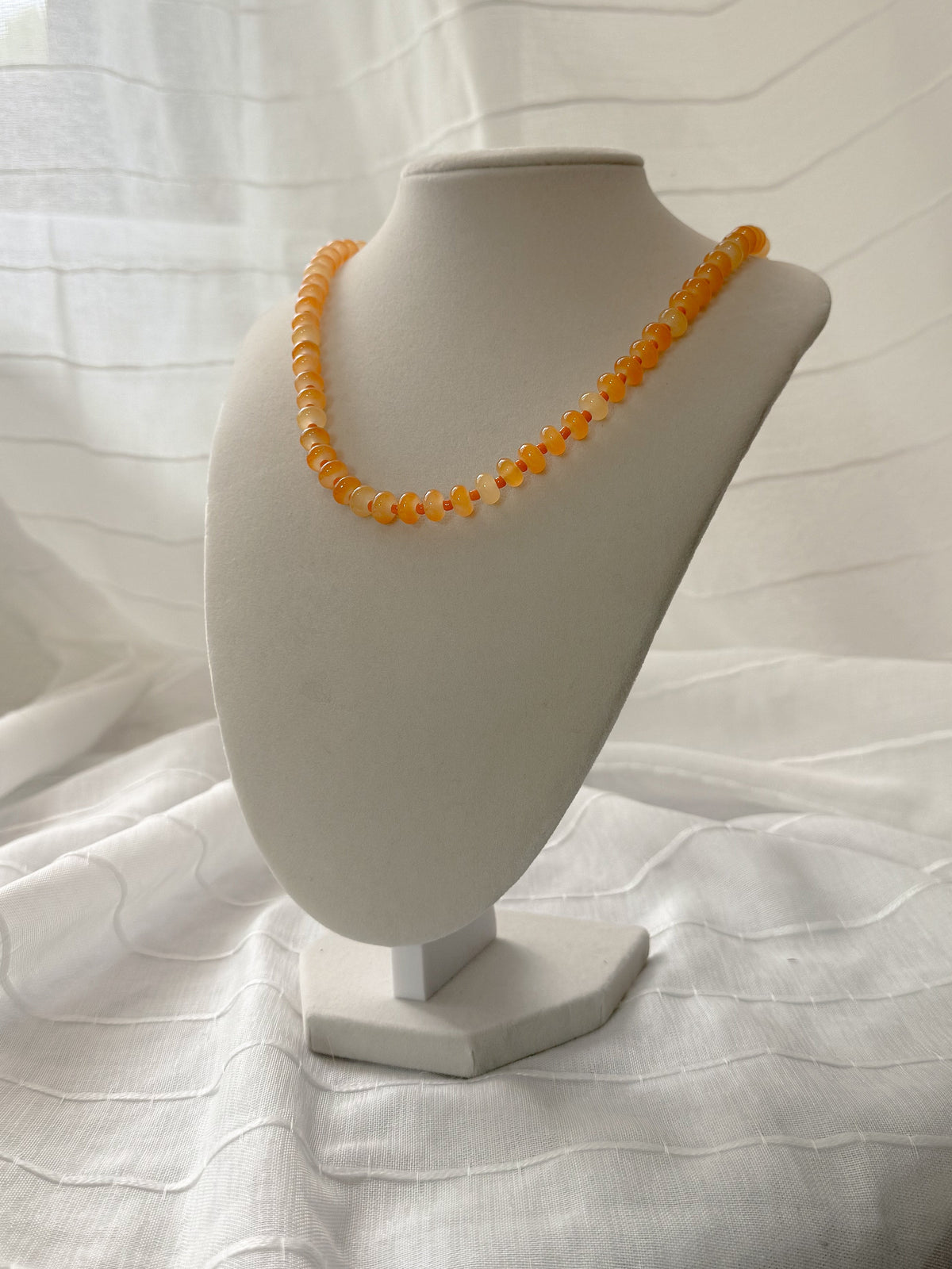 Handmade Glass Beaded Necklace