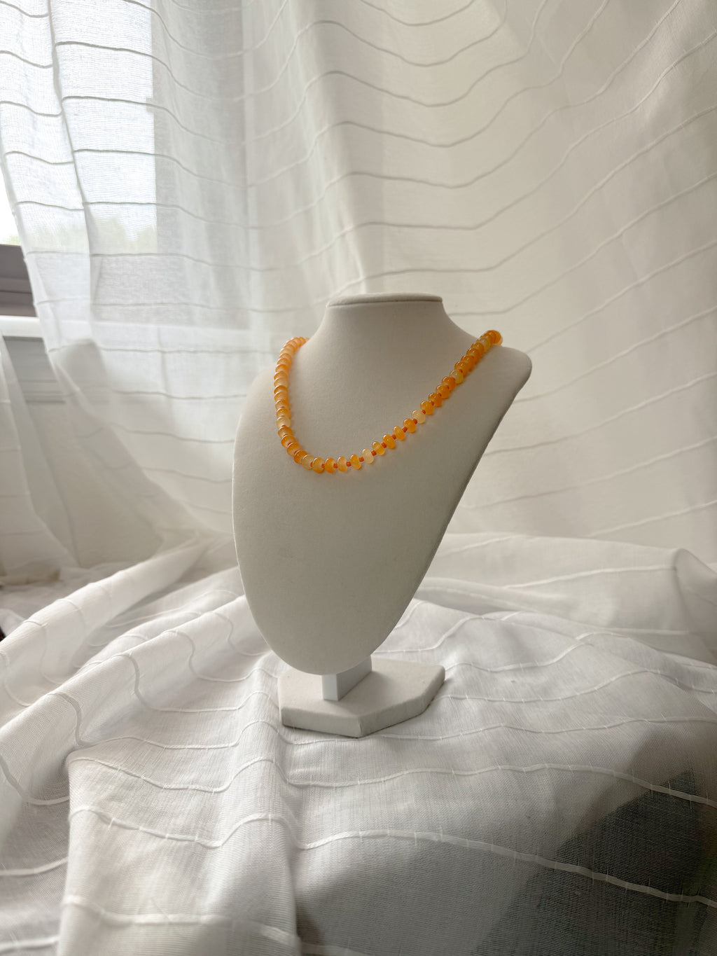 Handmade Glass Beaded Necklace