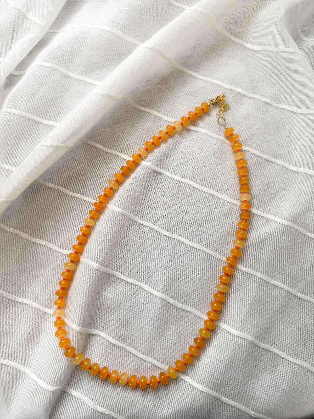 Handmade Glass Beaded Necklace
