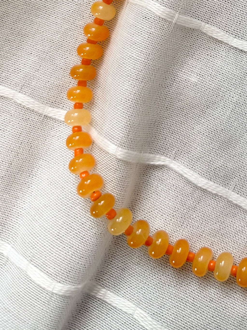 Handmade Glass Beaded Necklace