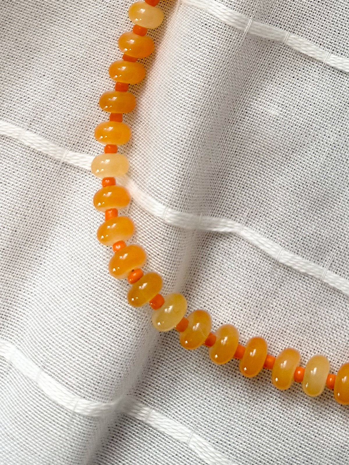 Handmade Glass Beaded Necklace