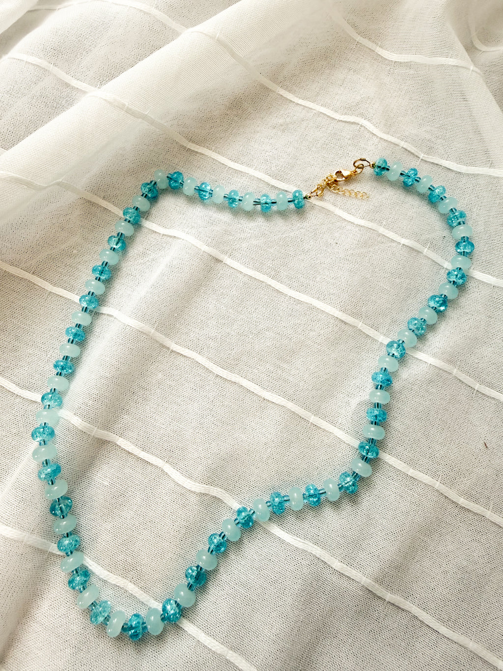 Handmade Glass Beaded Necklace