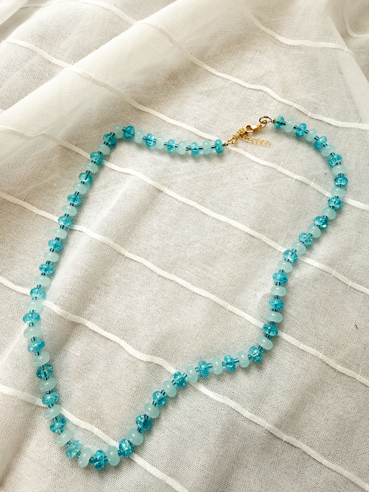 Handmade Glass Beaded Necklace