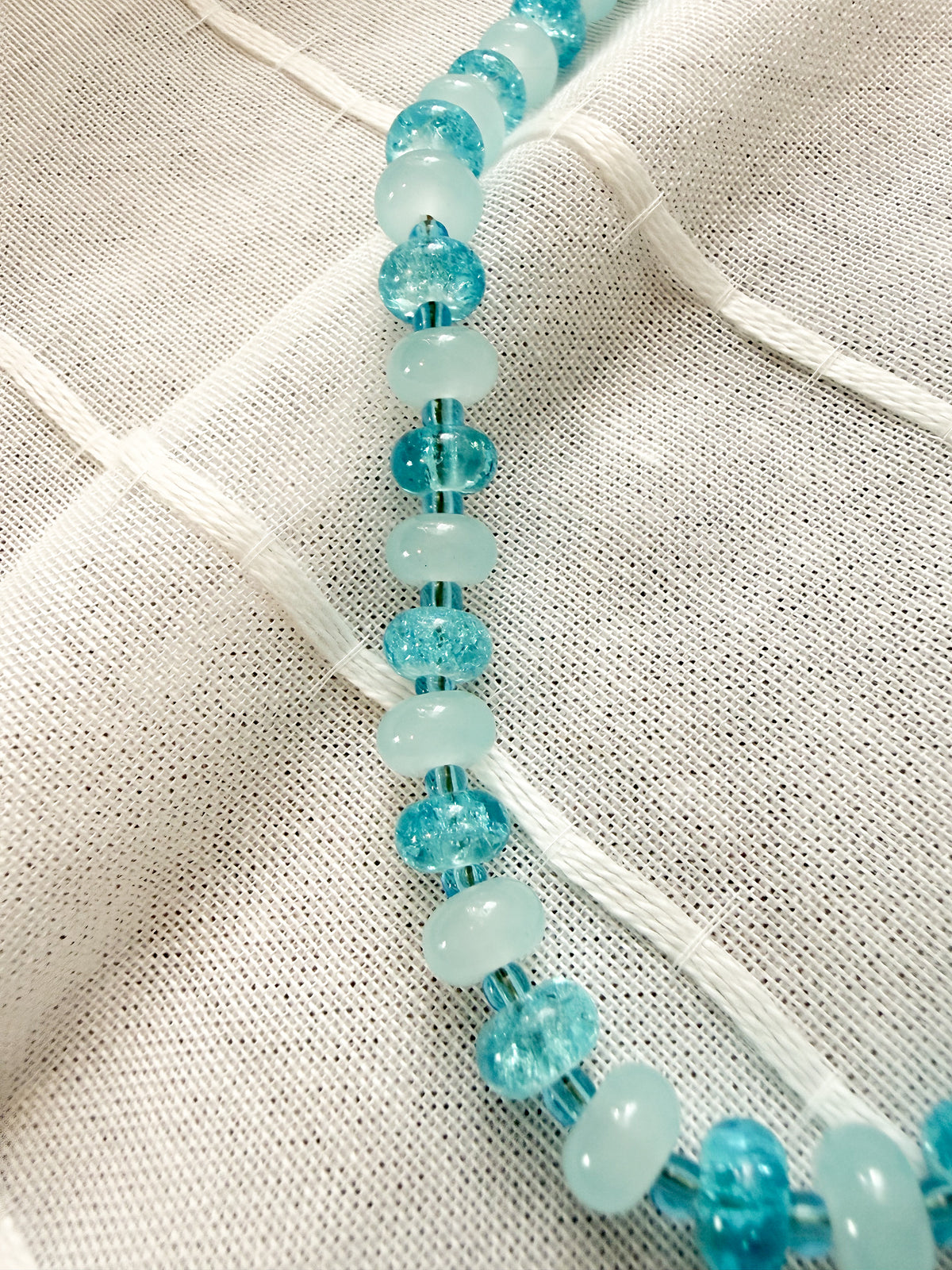 Handmade Glass Beaded Necklace