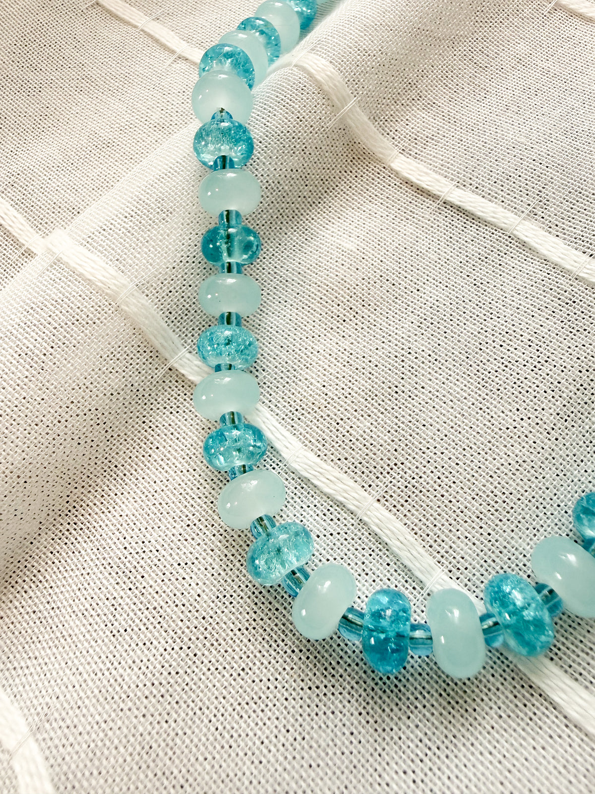 Handmade Glass Beaded Necklace