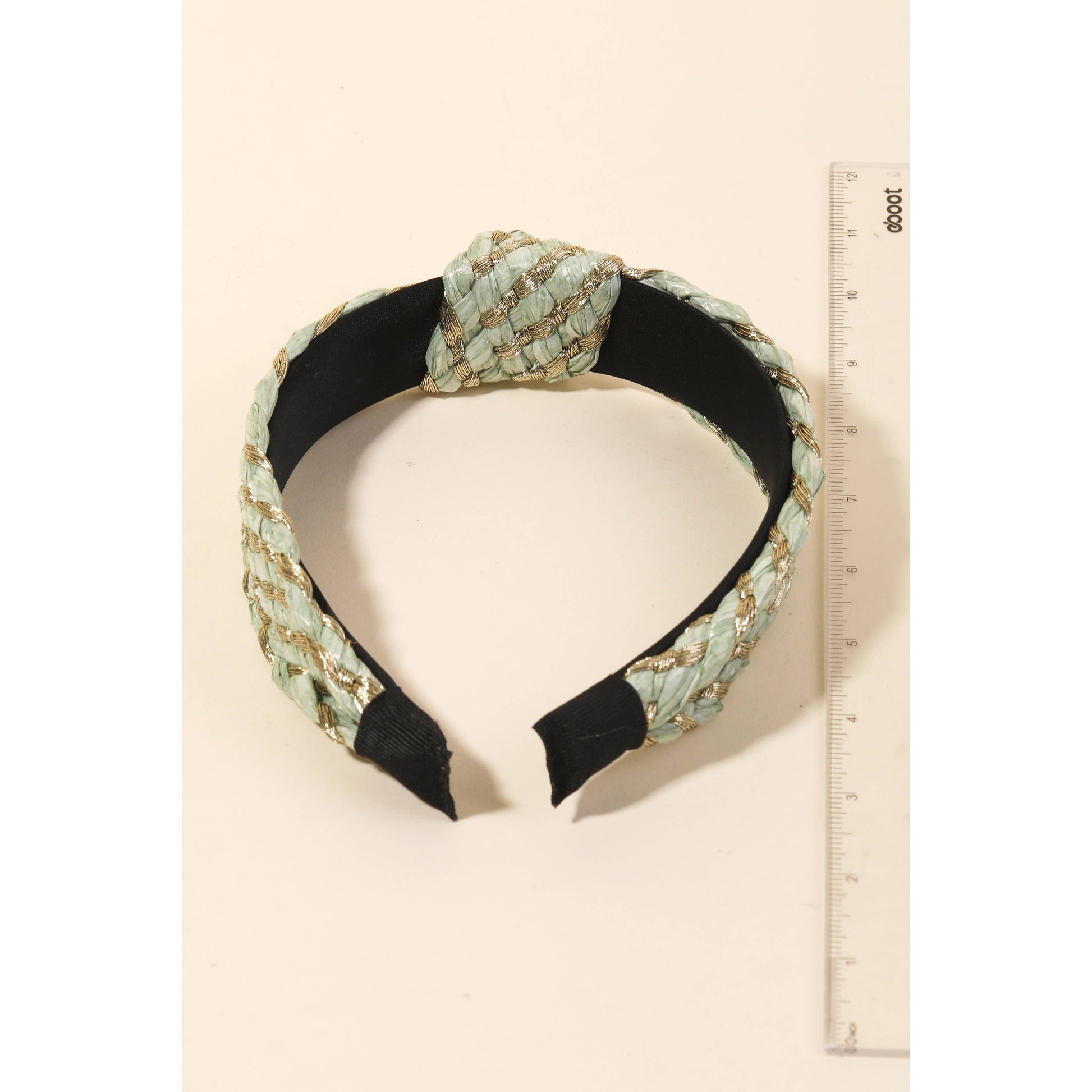 Striped Braided Twist Headband
