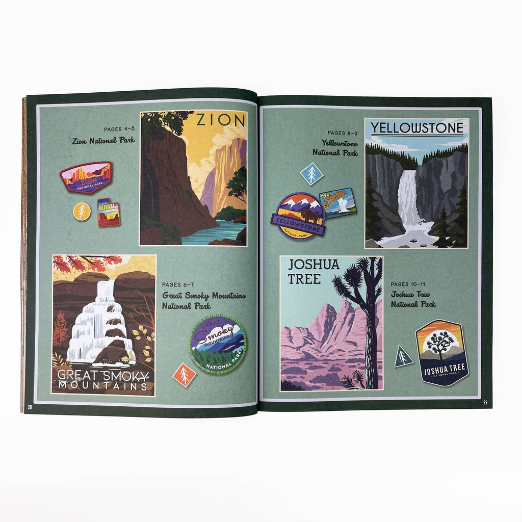 National Parks: Sticker-by-Number Activity Book