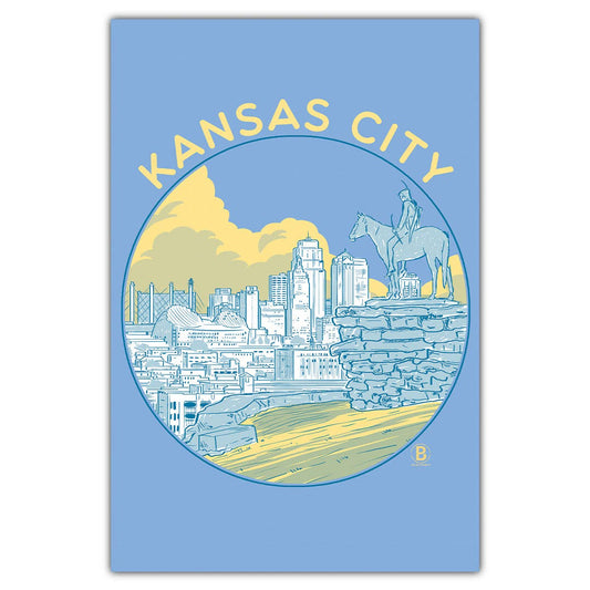 Kansas City Circle Postcard