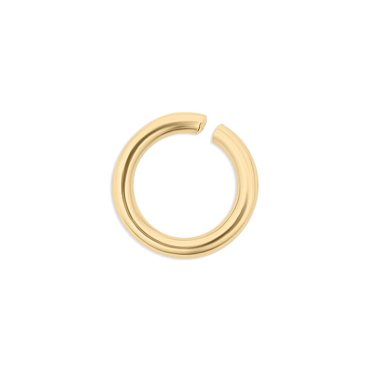 100 Pack 18K Gold PVD Coated Jump Ring Connectors