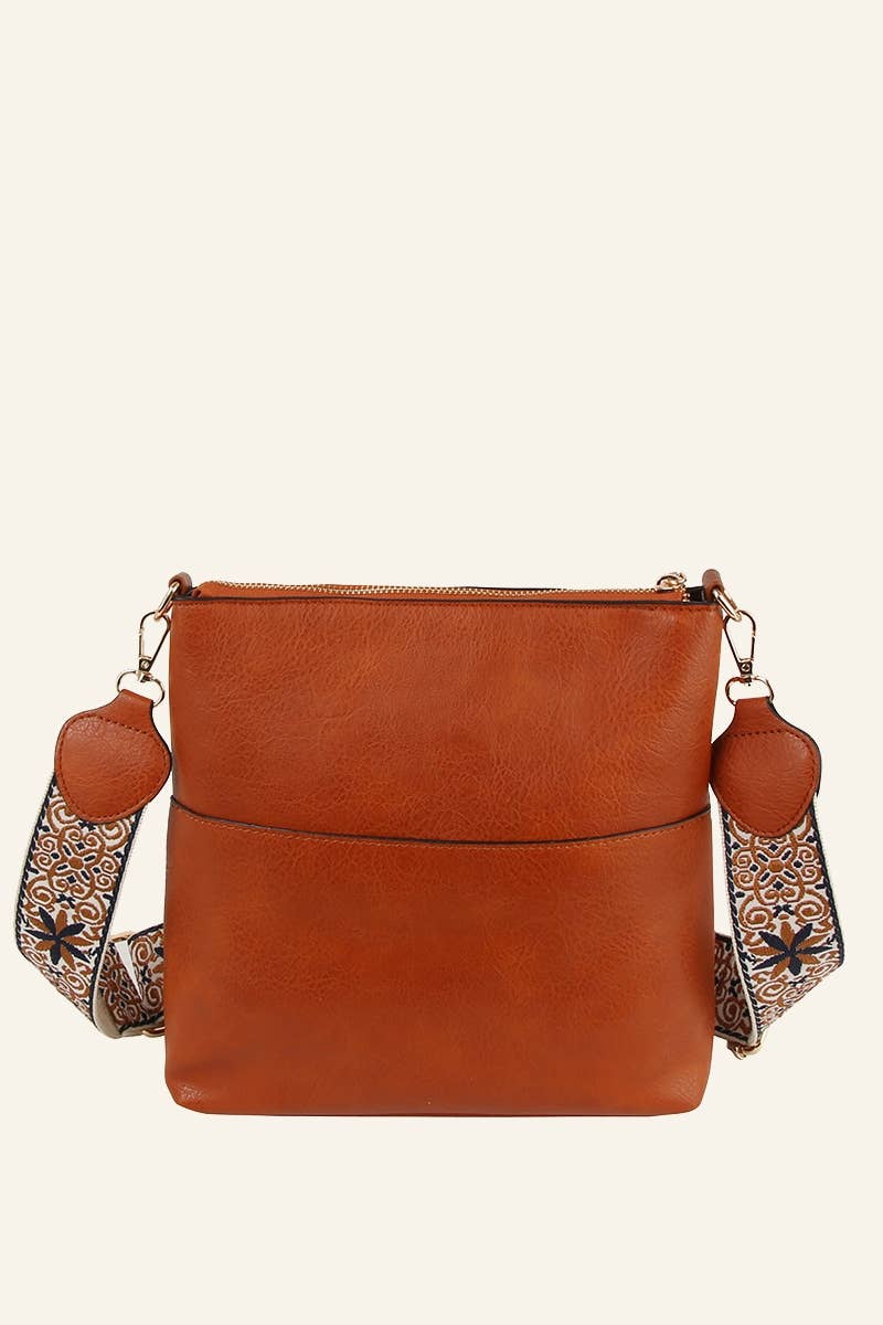 Classic Front Pocket Crossbody Sling Bag
