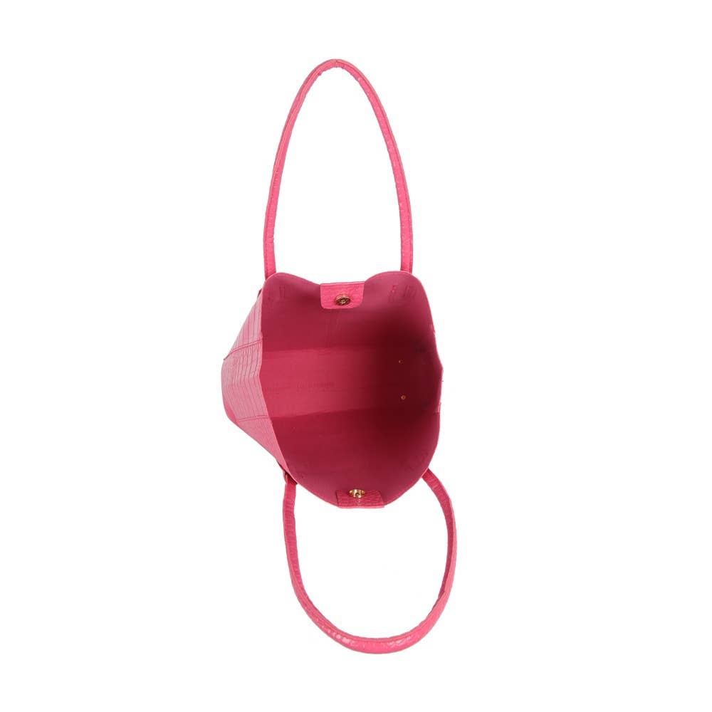 Croc Embossed Shopper Tote Bag