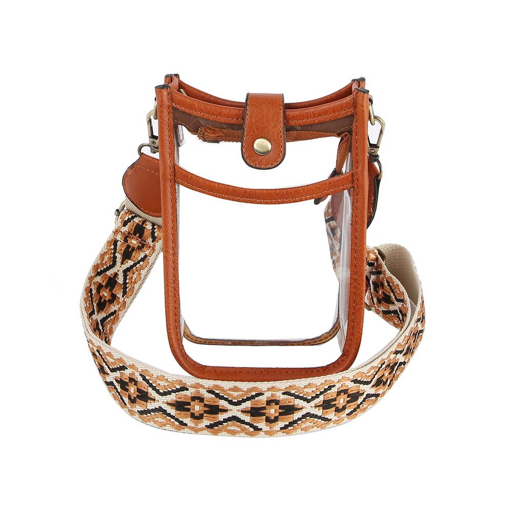 Game Day Clear See Through Mini Crossbody Bag